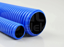 QRK 110 FLEX 250N niebieski (25mb) Rura karbowana dwuwarstwowa