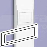 DLP-N 4xfi60 SISTENA 85mm biały Uchwyt z pokrywą