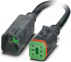 SAC-6P-DTMS/ 0,3-PUR/DTFS Kabel czujnika/urządzenia wykonawczego