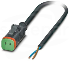 SAC-2P- 3,0-PUR/DTFS Kabel czujnika/urządzenia wykonawczego
