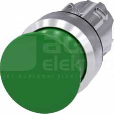 SIRIUS ACT 22mm z samop.zielony Przycisk grzybkowy metal