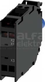 SIRIUS ACT 6-24VAC/DC czerwony-zielony Blok LED montaż tablicowy