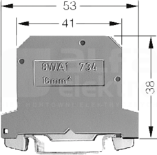 8WA10111PK00 16mm2 Zacisk PEN