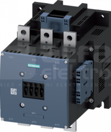 SIRIUS 500A 250kW 380-420VUC 2NO+2NC Stycznik 3P