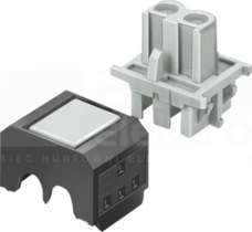AS-I 2PIN czarny Wtyk przyłączeniowy