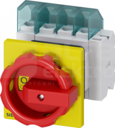 SENTRON 4P 25A czerwony/żółty Rozłącznik główny/awaryjny