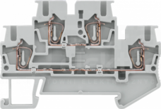 8WH20200AF00 0,08-2,5mm2 Zacisk dwupoziomowy szary
