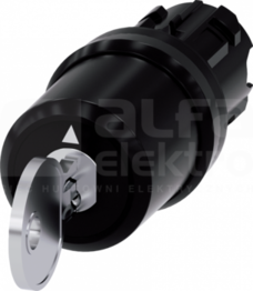 SIRIUS ACT 22mm I-O-II Przełącznik z kluczem CES tworzywo