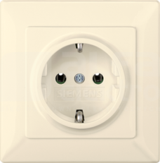 GNIAZDO SCHUKO 1-KR DELTA KREMOWY