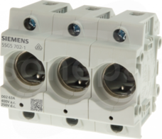 NEOZED D01 3P 16 A 400VAC 250VDC Podstawa bezpiecznikowa