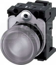 SIRIUS ACT 22mm 110VAC przezroczysty Lampka sygnalizacyjna+bl.LED metal