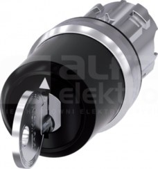 SIRIUS ACT 22mm I-O-II b/samop. Przełącznik z kluczem IKON metal
