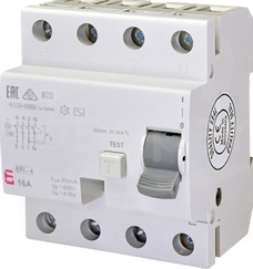 EFI-4 80/0,03A AC Wyłącznik różnicowoprądowy