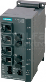 SCALANCE X204-2 4xRJ45 2xBFOC Switch