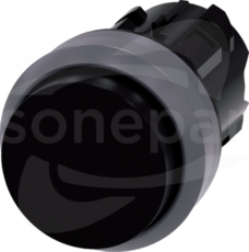 SIRIUS ACT 22mm z samop.czarny Przycisk wystający tworz/metal