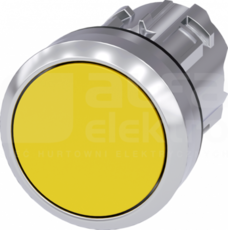 SIRIUS ACT 22mm b/samop.żółty Przycisk płaski metal