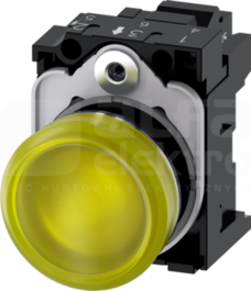 SIRIUS ACT 22mm 110VAC żółty Lampka sygnalizacyjna+bl.LED metal