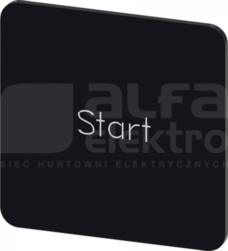 SIRIUS ACT 27x27mm czarny/biały START Etykieta wkładana/samoprzylepna