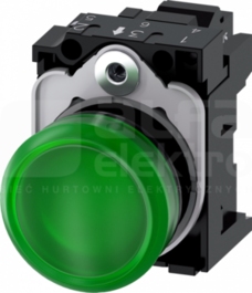 SIRIUS ACT 22mm 230VAC zielony Lampka sygnalizacyjna+bl.LED tworzywo