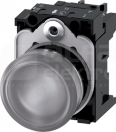 SIRIUS ACT 22mm 110VAC przezroczysty Lampka sygnalizacyjna+bl.LED metal
