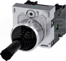 SIRIUS ACT 22mm O<I z samop.czarny Joystick okrągły poziomy metal