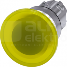 SIRIUS ACT 22mm z samop.żółty Przycisk grzybkowy podśw.metal
