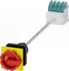SENTRON 4P 16A czerwony/żółty Rozłącznik główny/awaryjny