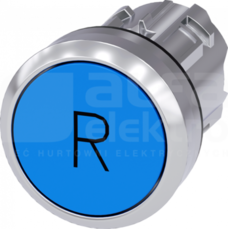 SIRIUS ACT 22mm z samop.R niebieski Przycisk płaski metal