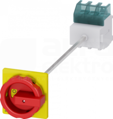 SENTRON 3P 63A czerwony/żółty Rozłącznik główny/awaryjny
