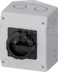 SENTRON 3P 63A IP65 czarny Rozłącznik główny w obud.
