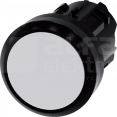 SIRIUS ACT 22mm z samop.biały Przycisk płaski tworzywo