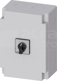 SENTRON 3P 100A IP65 czarny Rozłącznik główny w obud.