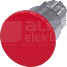SIRIUS ACT 22mm czerwony Przycisk grzybkowy metal