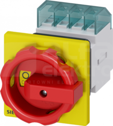 SENTRON 4P 16A czerwony/żółty Rozłącznik główny/awaryjny