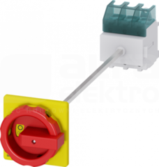 SENTRON 3P 63A czerwony/żółty Rozłącznik główny/awaryjny