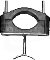U103 25-46mm Uchwyt na słup wirowy jednokrotny