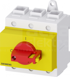 SENTRON 3P 125A czerwony/żółty Rozłącznik główny/awaryjny