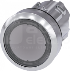 SIRIUS ACT 22mm z samop.przezroczysty Przycisk płaski metal