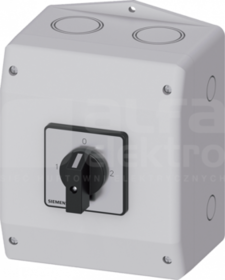 SENTRON 3P 32A IP65 czarny Rozłącznik główny w obud.