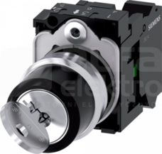 SIRIUS ACT 22mm O-I 1NO b/samop. Przełącznik z kluczem RONIS metal