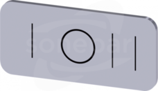 SIRIUS ACT 12,5x27mm I-0-II srebr./czar. Etykieta wkładana/samoprzylepna