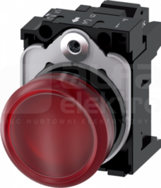 SIRIUS ACT 22mm 24VAC/DC czerwony Lampka sygnalizacyjna+bl.LED tworzywo