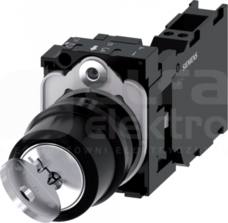 SIRIUS ACT 22mm O-I 1NO+1NC b/samop. Przełącznik z kluczem RONIS tworzywo