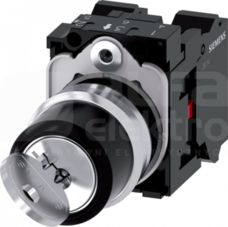 SIRIUS ACT 22mm O-I 1NC/1NC b/samop. Przełącznik z kluczem RONIS metal