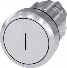 SIRIUS ACT 22mm z samop.I biały Przycisk płaski metal