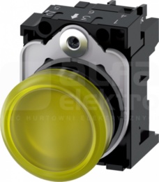 SIRIUS ACT 22mm 110VAC żółty Lampka sygnalizacyjna+bl.LED tworzywo