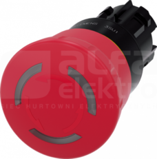 SIRIUS ACT 22mm czerwony Przycisk bezpieczeństwa podśw.tworzywo