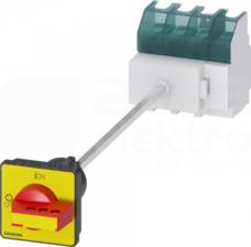 SENTRON 3P 63A czerwony/żółty Rozłącznik główny/awaryjny