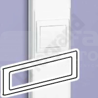 DLP-N 4xfi60 SISTENA 130mm biały Uchwyt z pokrywą