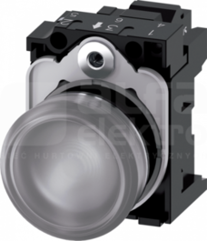 SIRIUS ACT 22mm 230VAC przezroczysty Lampka sygnalizacyjna+bl.LED metal